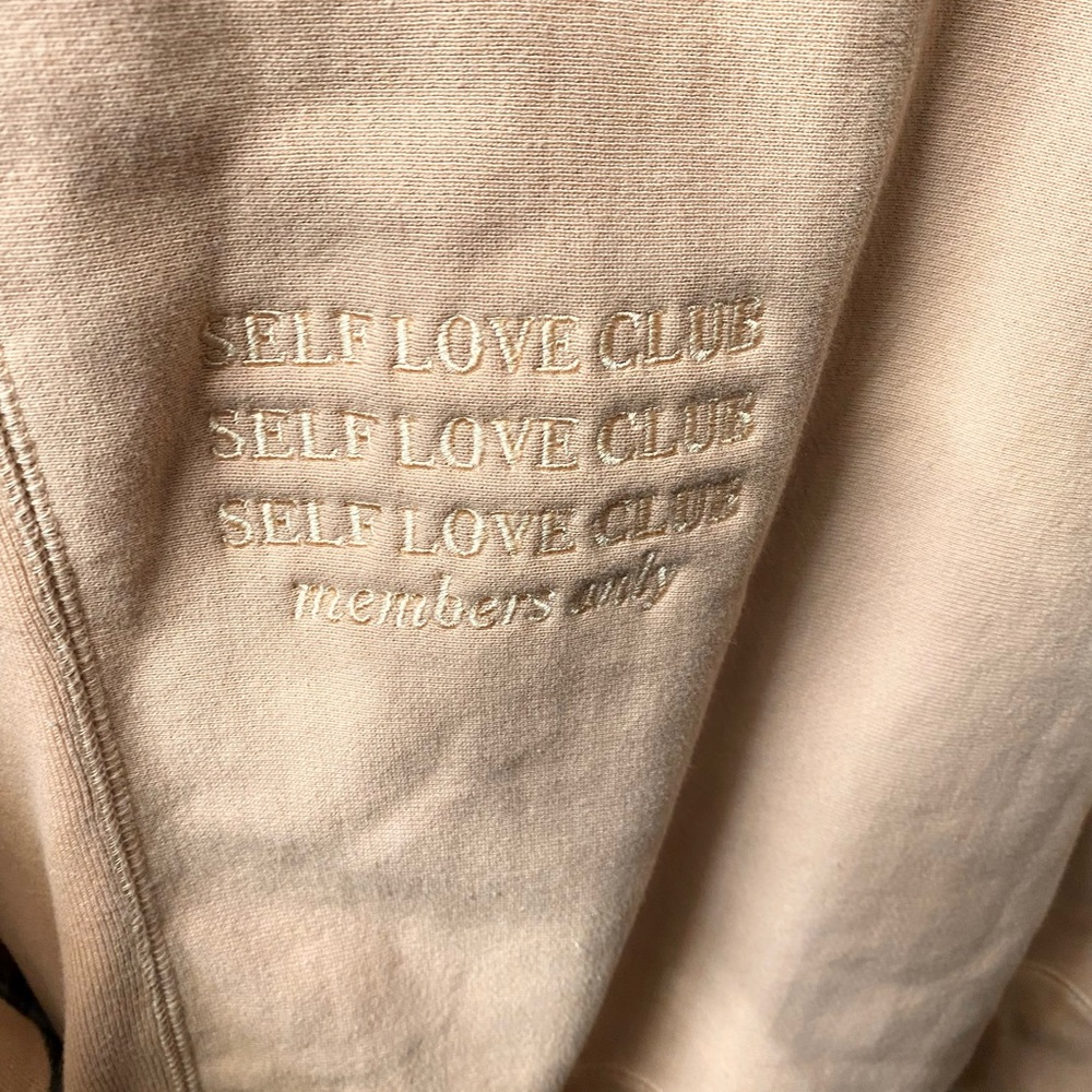 blush taupe mayfair crewneck oversized